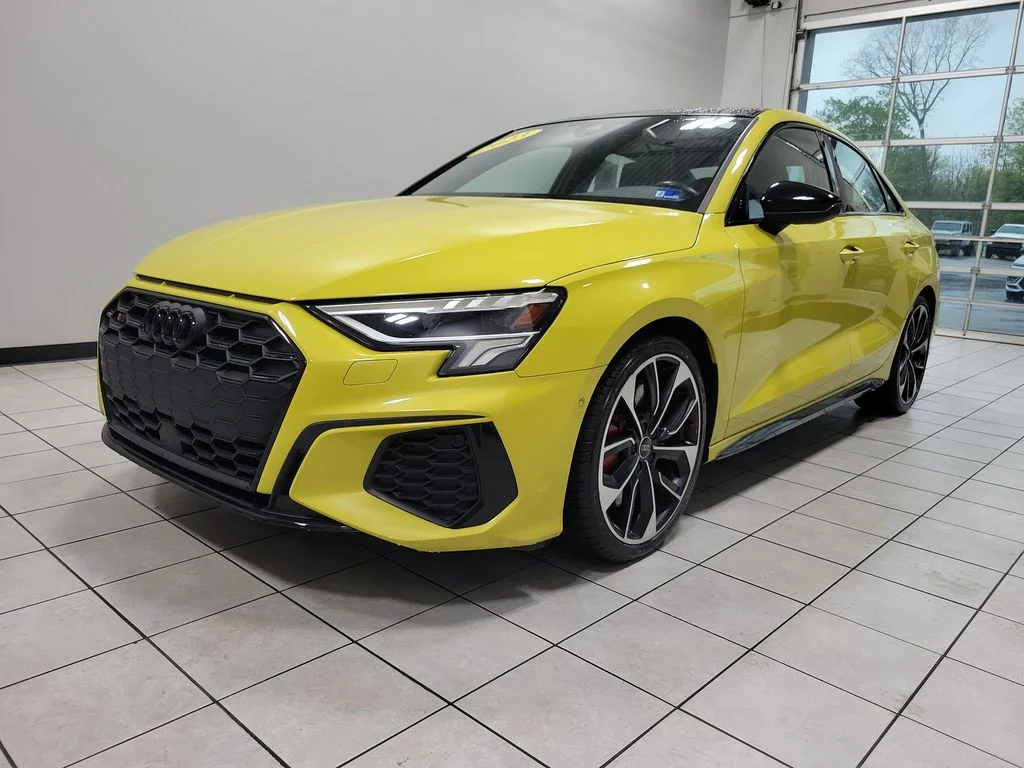 Used 2023 Yellow Audi 2.0T Premium Plus image 7