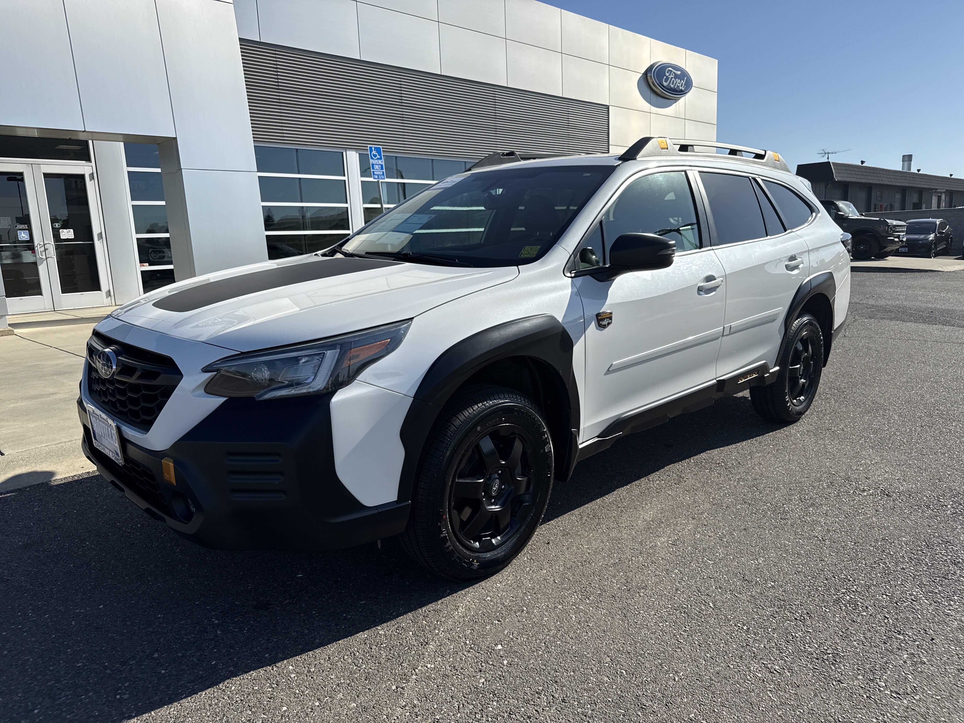 Certified Used 2022 Crystal White Pearl Subaru Wilderness image 1
