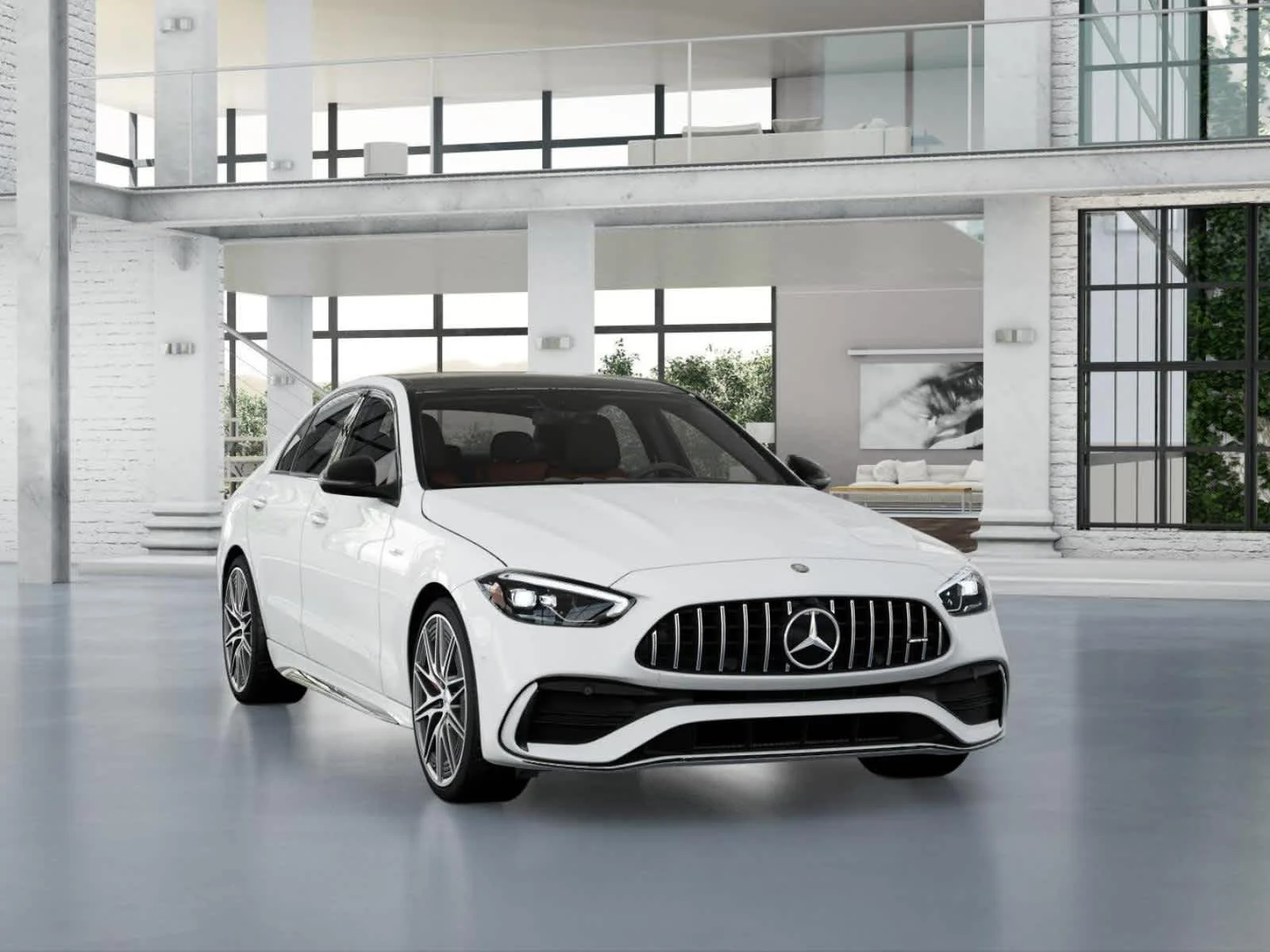 New 2026 Polar White Mercedes-Benz AMG® C 43 image 8