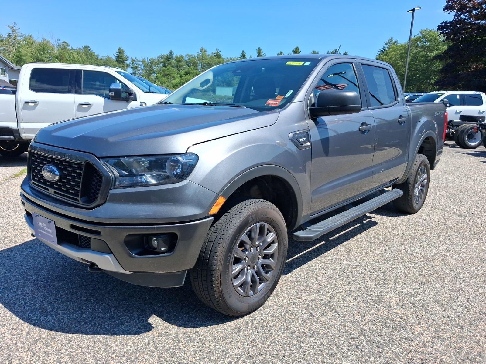 Certified Used 2022 Gray Ford XLT image 1