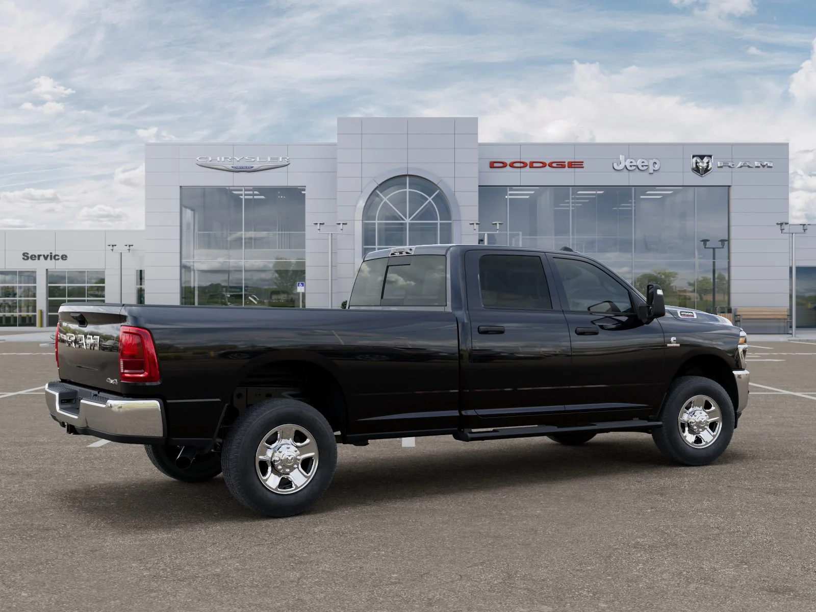 New 2026 Diamond Black Crystal Pearlcoat RAM Tradesman image 31