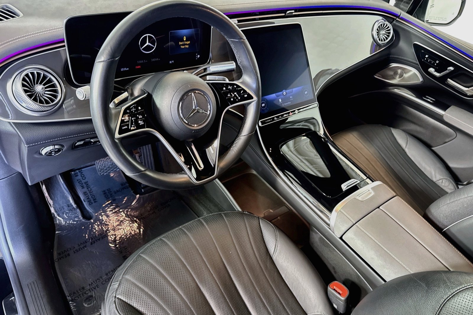 Certified Used 2023 Obsidian Black Metallic Mercedes-Benz EQS 450+ image 9