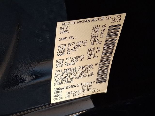 Used 2019 Black Nissan SV image 28