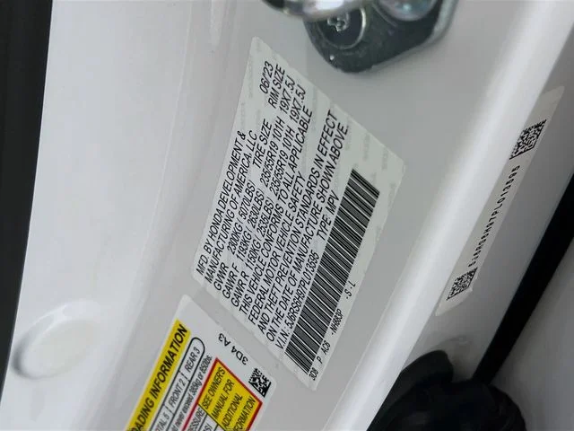 Certified Used 2023 Platinum White Pearl Honda Sport Touring image 18