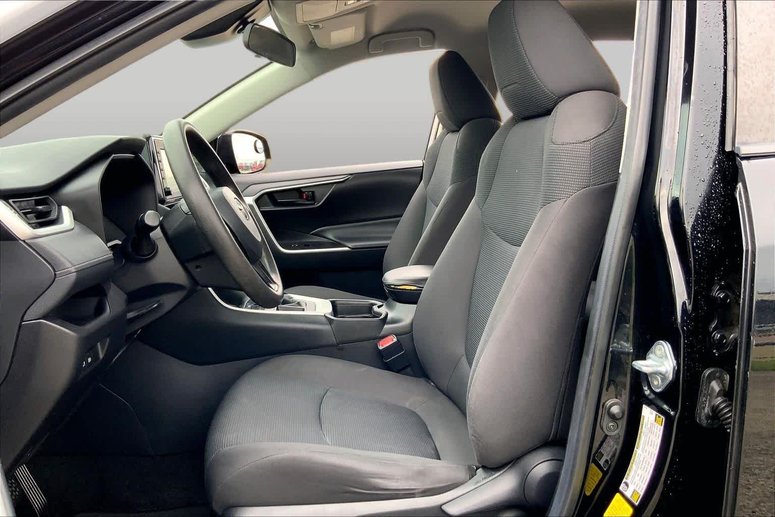 Used 2021 Midnight Black Metallic Toyota LE image 8