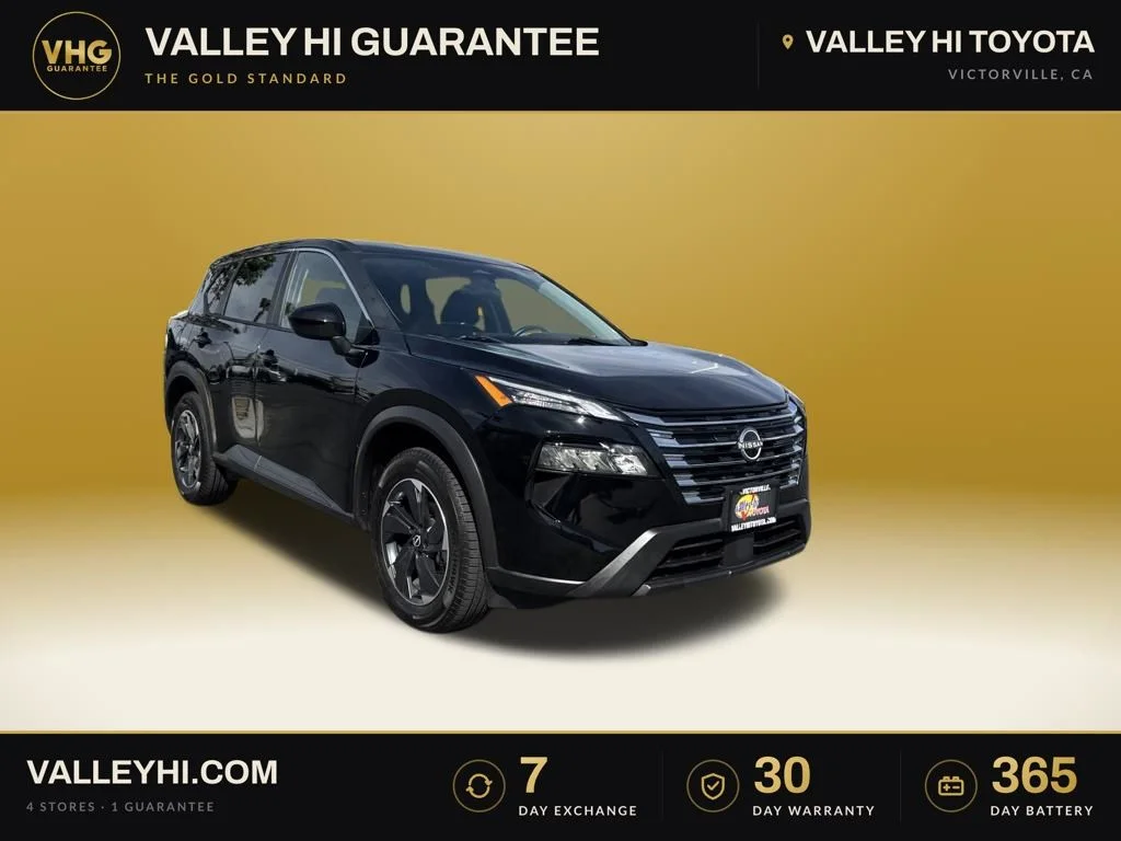 Used 2024 Black Nissan SV image 1