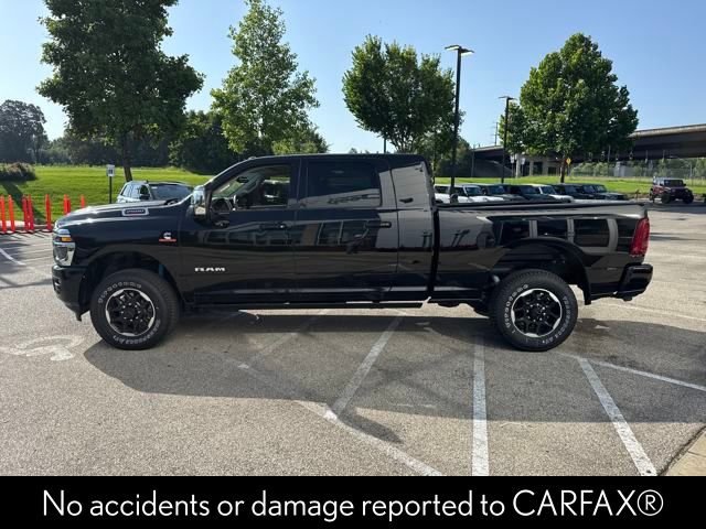 New 2025 Diamond Black Crystal Pearl-Coat Exterior Paint RAM Laramie image 2