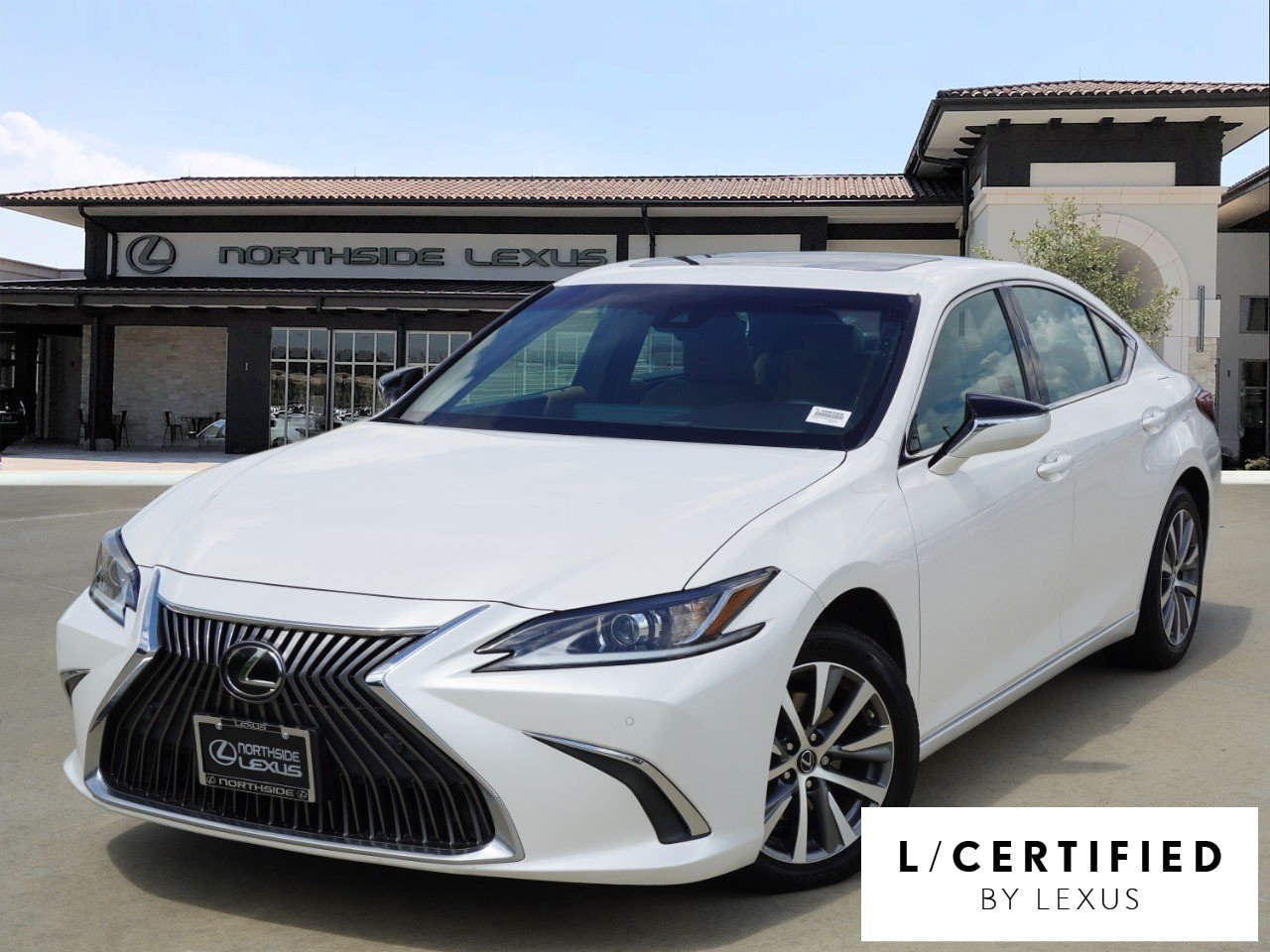 Certified Used 2021 White Lexus ES 350 image 1