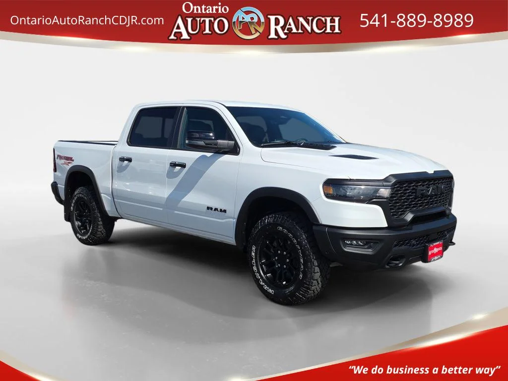 New 2026 Bright White Clearcoat Ram Rebel image 1