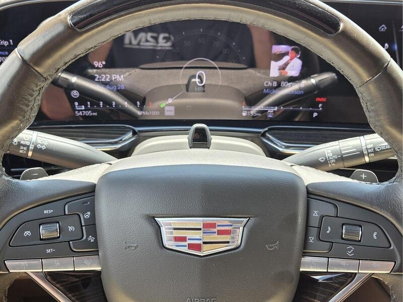 Used 2022 Crystal White CADILLAC 4WD 4DR SPORT image 33