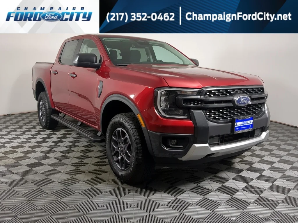 New 2026 Ruby Red Metallic Tinted Clearcoat Ford XLT image 1