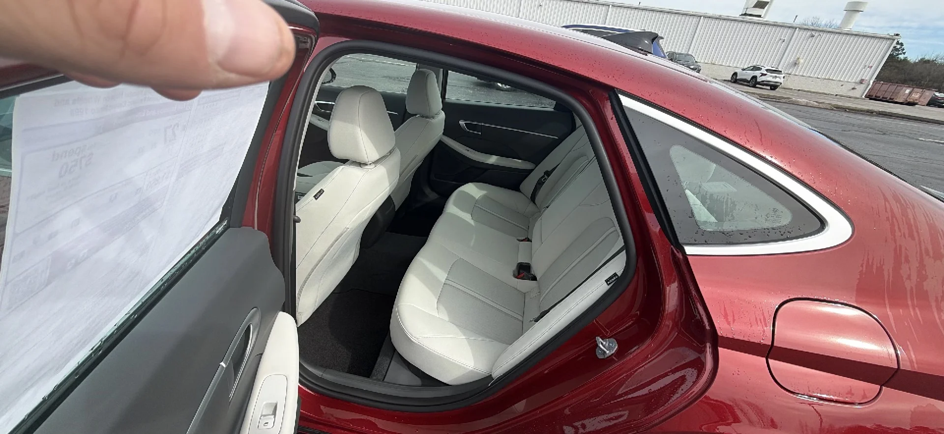New 2026 Ultimate Red Metallic Hyundai SEL Sport image 14