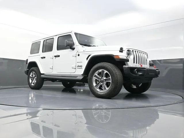 Used 2021 White Jeep Unlimited Sahara image 30