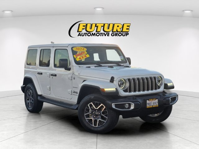 Used 2024 White Jeep Sahara image 1
