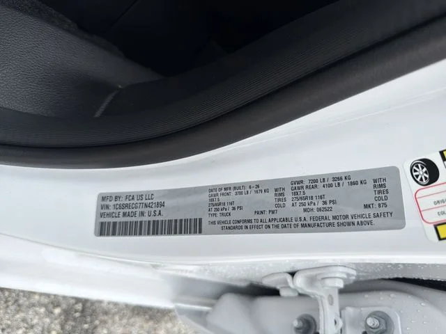 New 2026 Bright White Clear-Coat Exterior Paint RAM Tradesman image 30