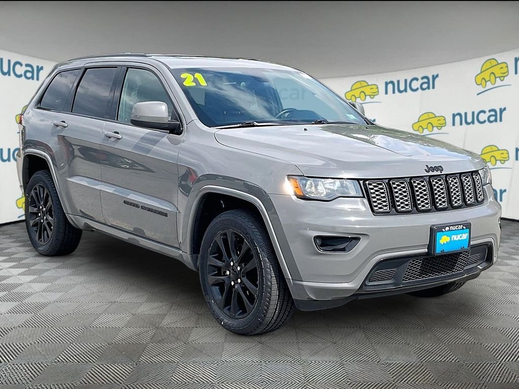 Used 2021 Sting-Gray Clearcoat Jeep Laredo X image 1