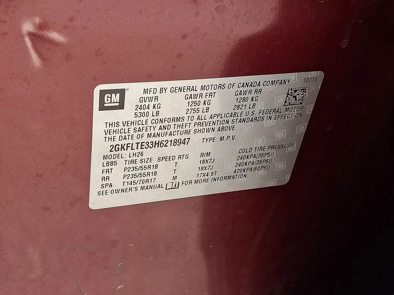 Used 2017 Crimson Red Tintcoat GMC SLE image 29