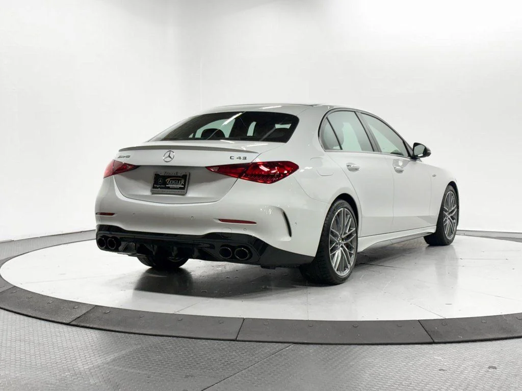 Used 2024 MANUFAKTUR Moonlight White Metallic Mercedes-Benz C 43 AMG® image 35