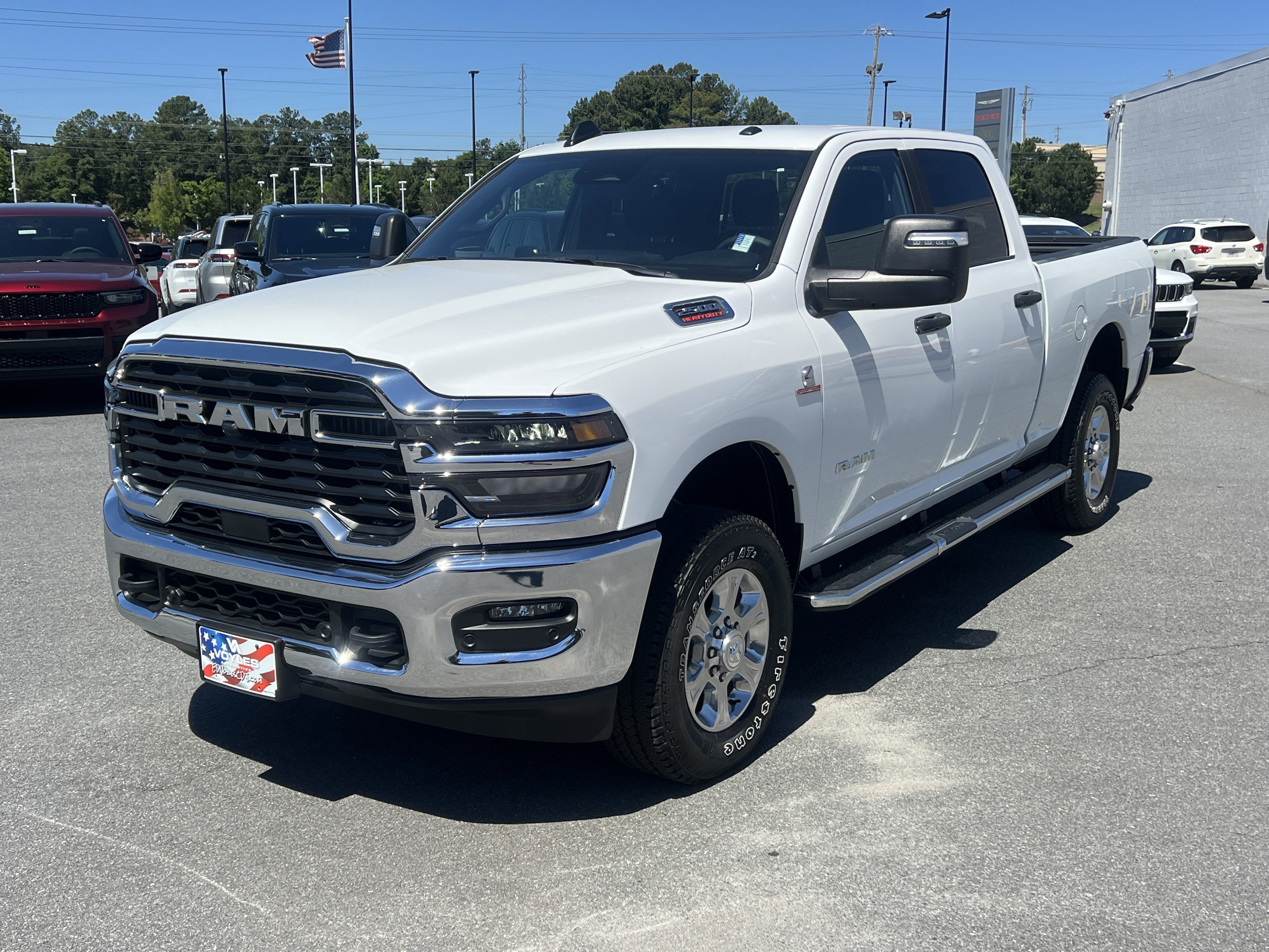 Used 2025 Bright White Clearcoat Ram Big Horn image 3