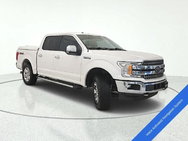 Used 2018 White Platinum Ford Lariat image 9