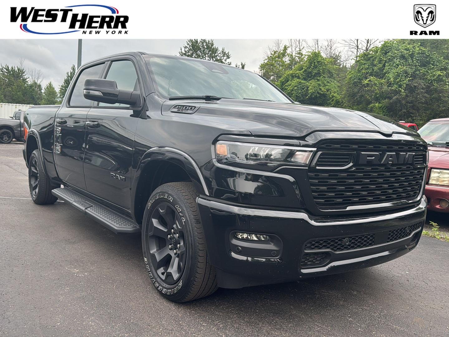 Used 2025 Diamond Black Crystal Pearlcoat Ram Big Horn image 1