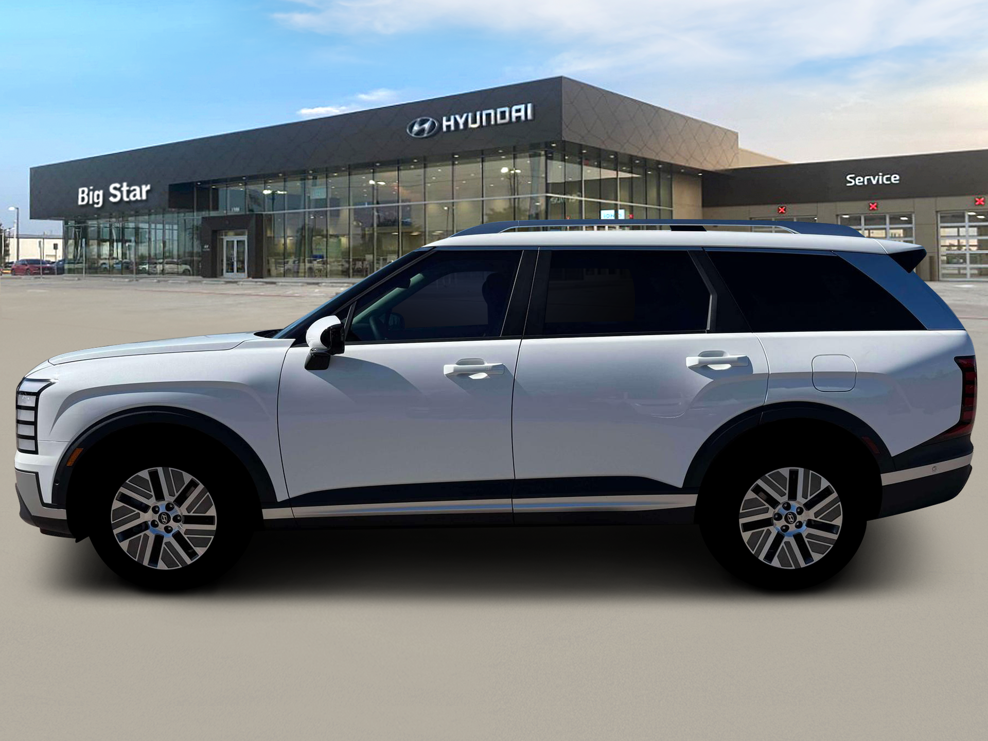 New 2026 Creamy White Pearl Hyundai Blue SEL Premium 7P image 20