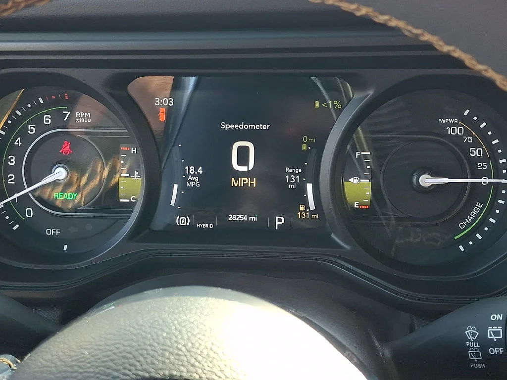 Used 2024 Silver Jeep Sahara 4xe image 26