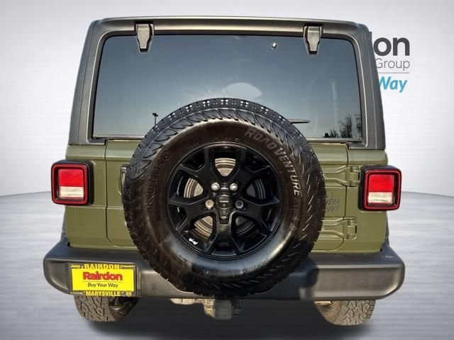Used 2020 Sarge Green Clearcoat Jeep Willys image 6