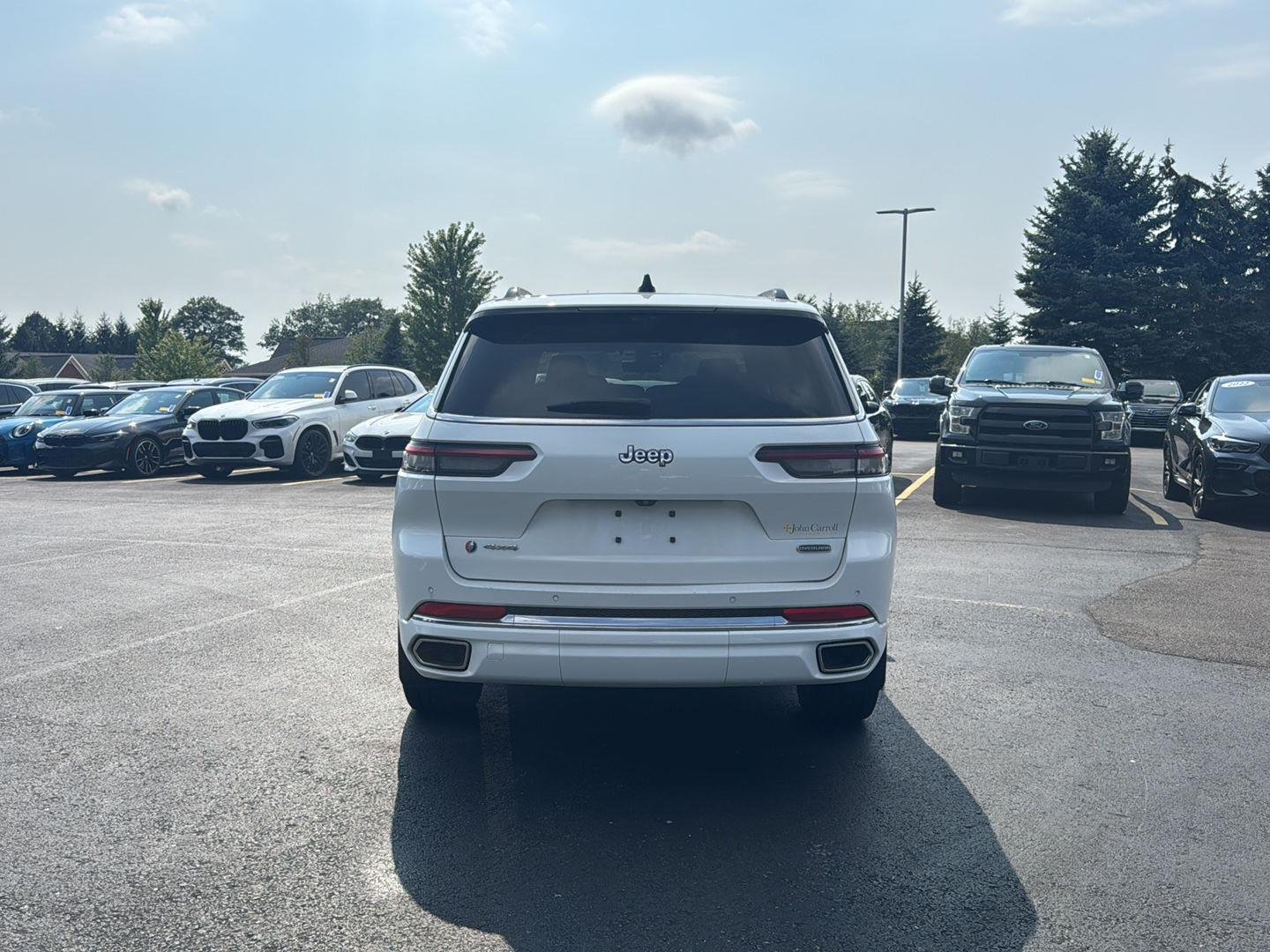 Used 2023 Bright White Clearcoat Jeep Overland image 4