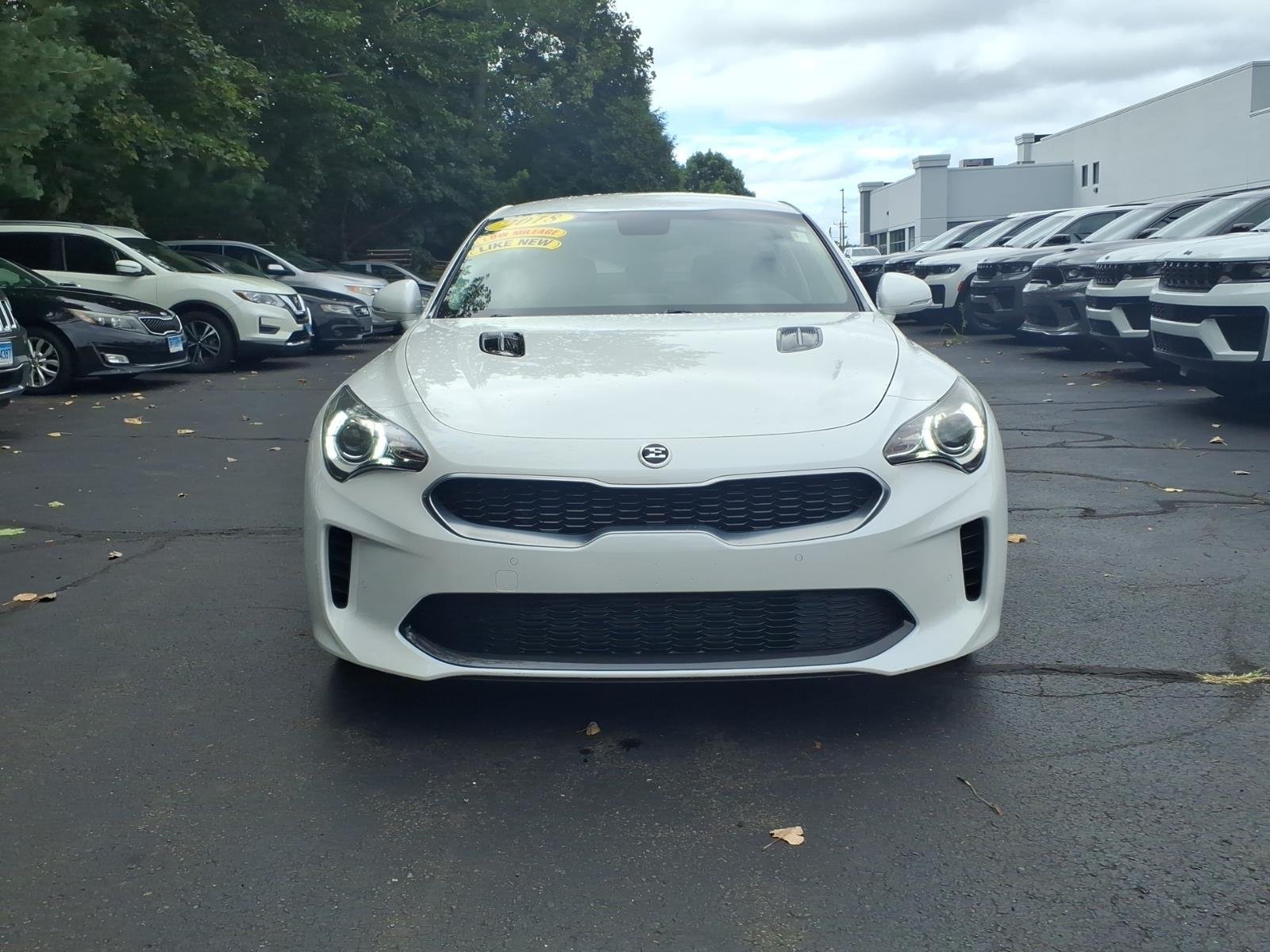 Certified 2018 Kia Stinger Stinger with VIN KNAE15LA6J6013805 for sale in Branford, CT