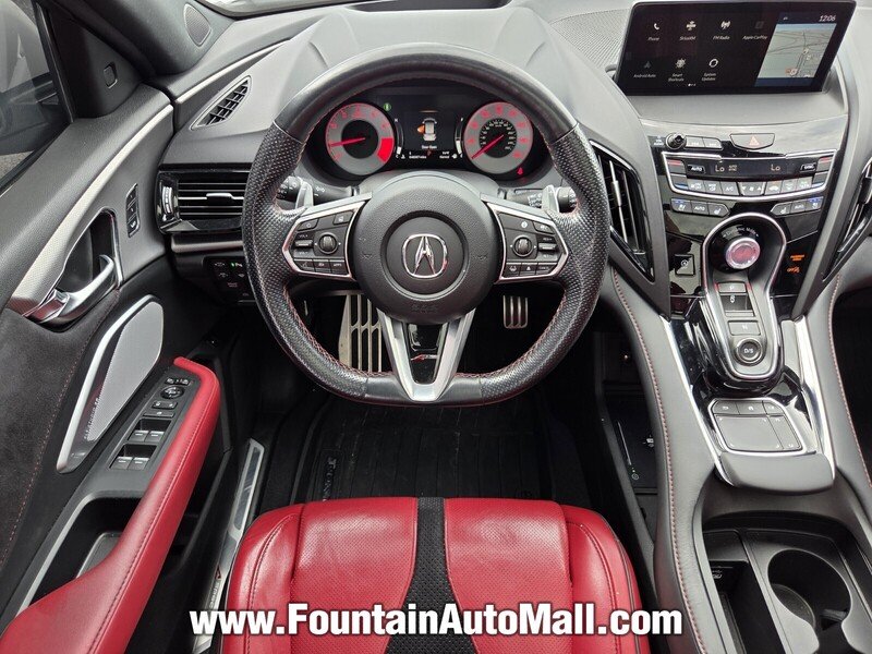 Used 2022 Platinum White Pearl Acura SH-AWD A-SPEC ADV image 12