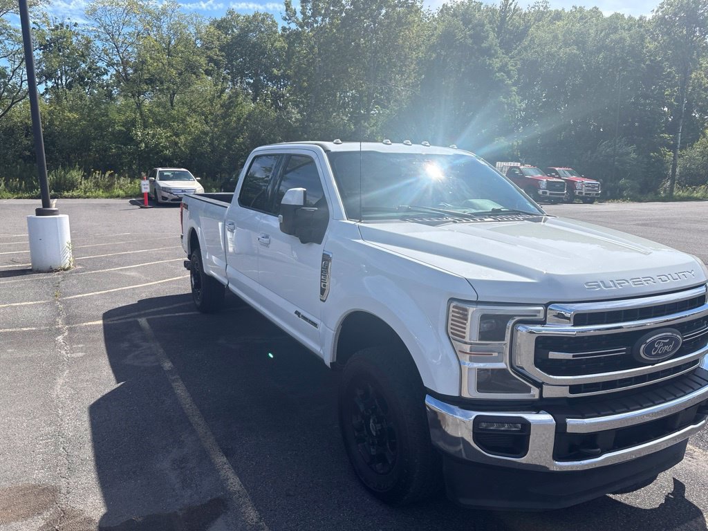Used 2022 Oxford White Ford Lariat image 3