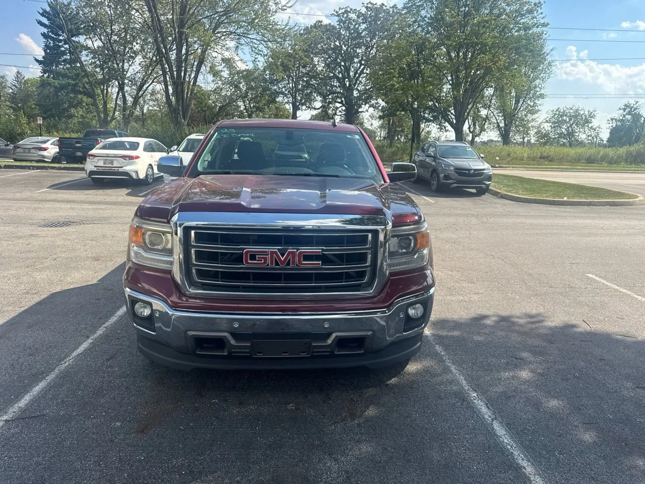 Used 2014 SONOMA RED METALLIC GMC SLT image 2