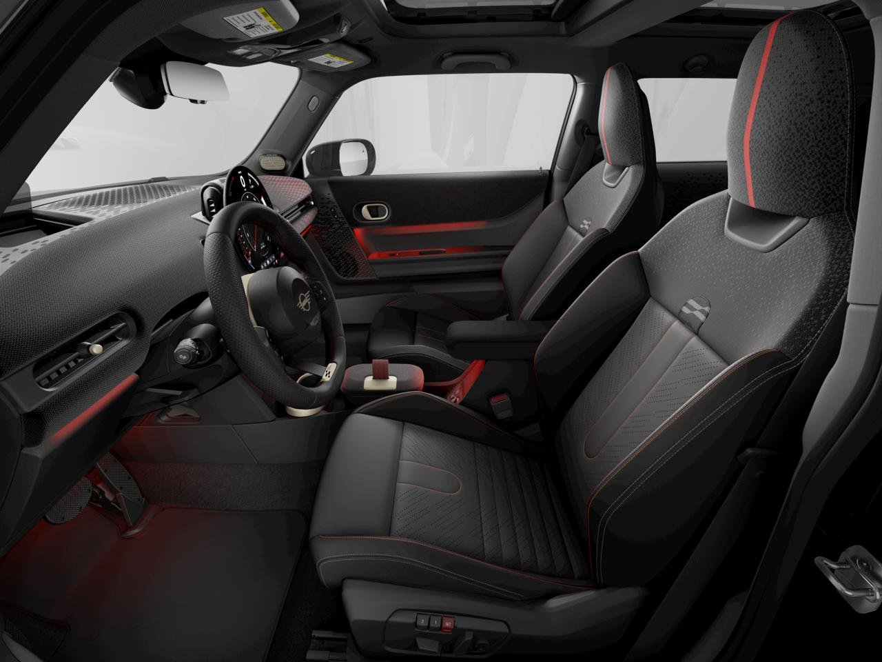 New 2026 0C4R Midnight Black II Metallic MINI Iconic image 6