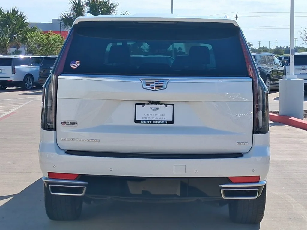 Used 2023 CRYSTAL WHITE TRICOAT Cadillac RWD Premium Luxury image 5