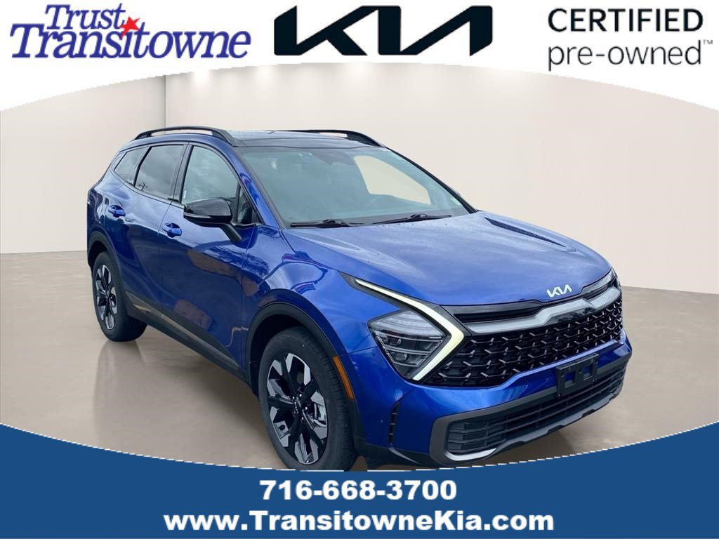 Used 2024 Sapphire Blue Kia X-Line image 1