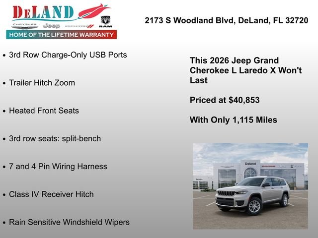 New 2026 Silver Zynith Exterior Paint Jeep Laredo image 30