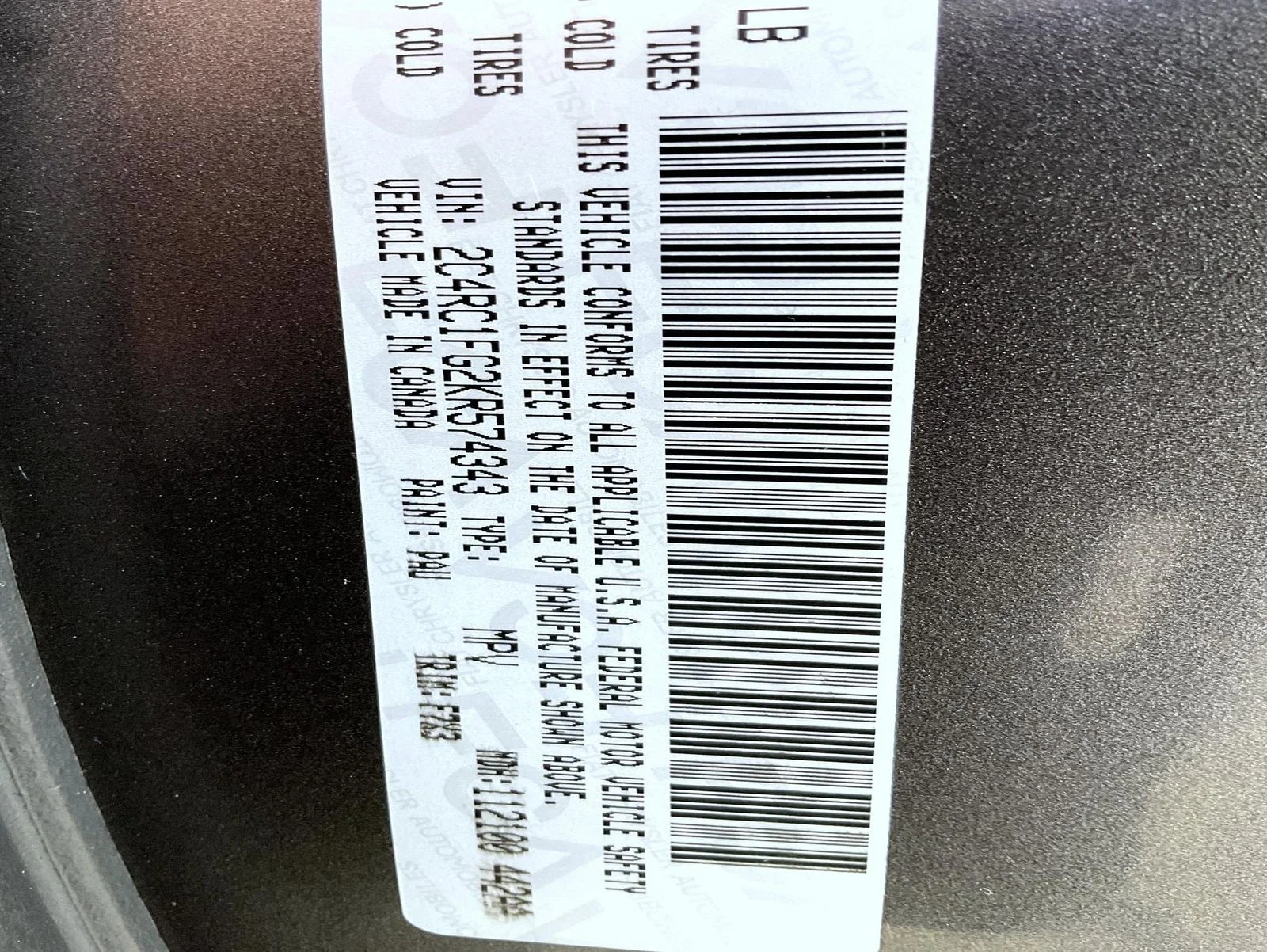 Used 2019 Gray Chrysler Touring Plus image 27
