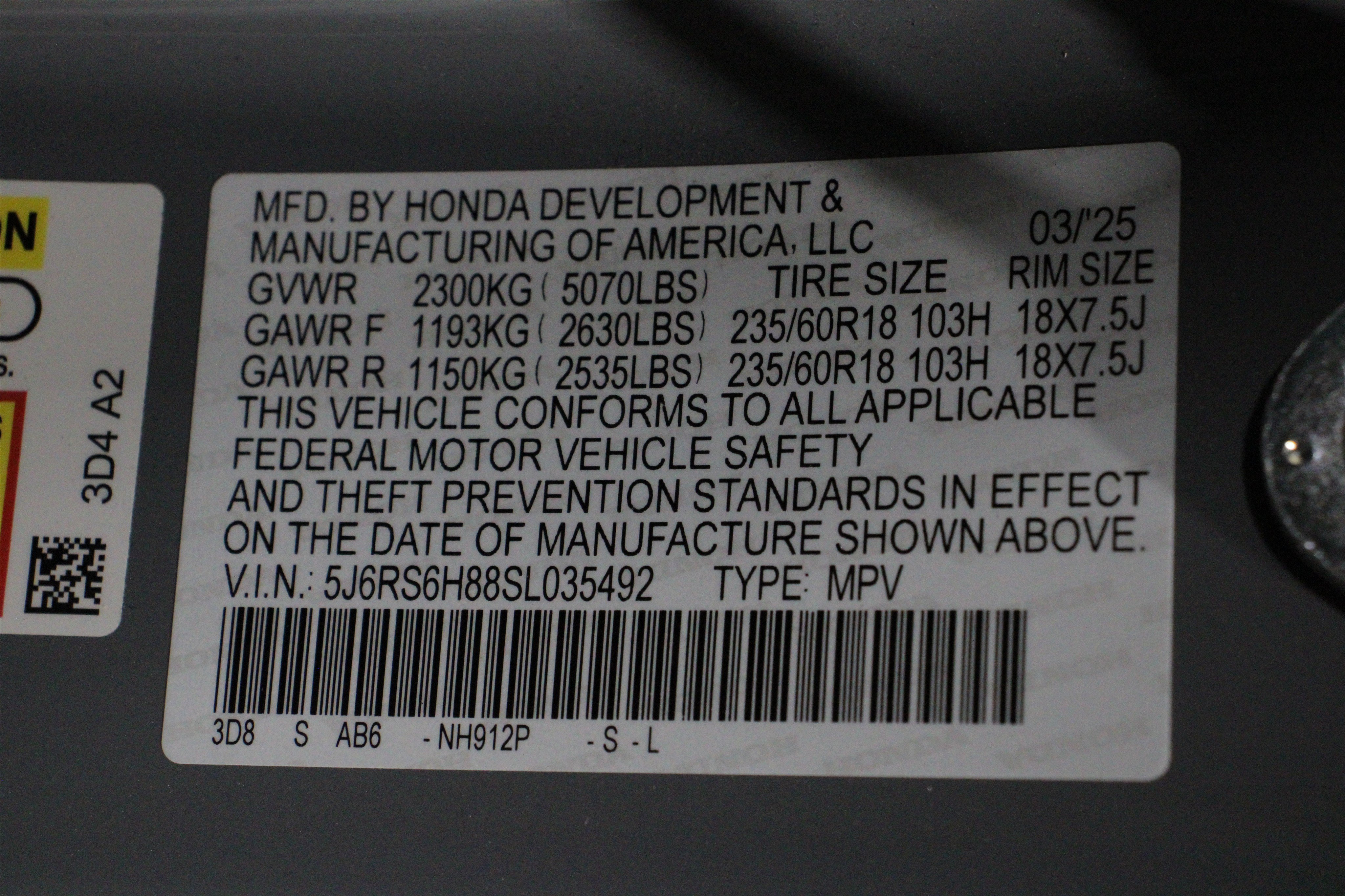 Used 2025 Crystal Black Pearl Honda Sport-L image 43