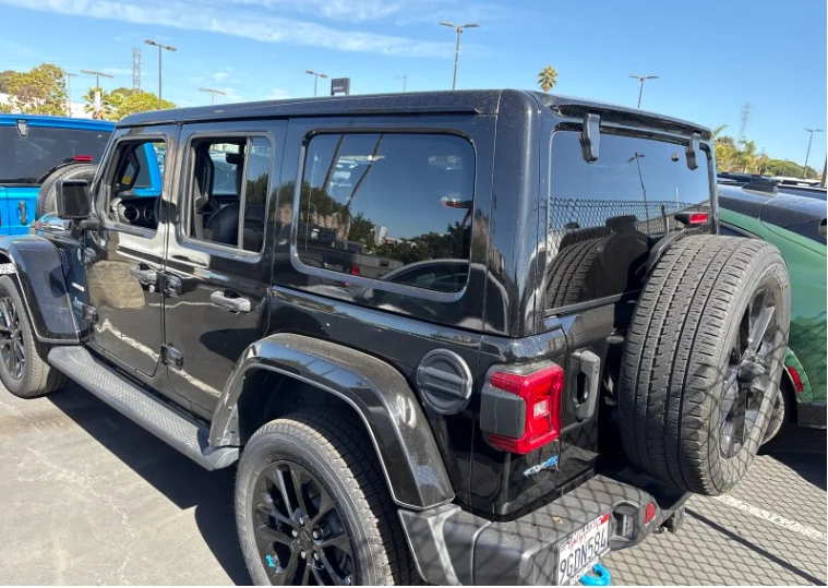 Used 2023 Black Clearcoat Jeep Sahara 4xe image 2