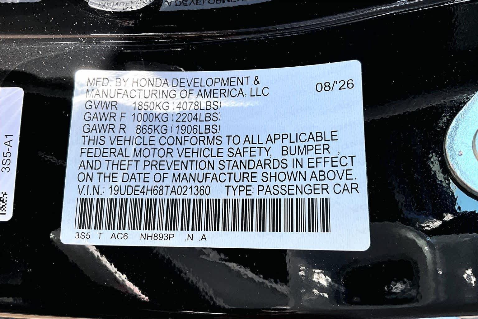 New 2026 Majestic Black Pearl Acura w/A-Spec Technology Package image 19