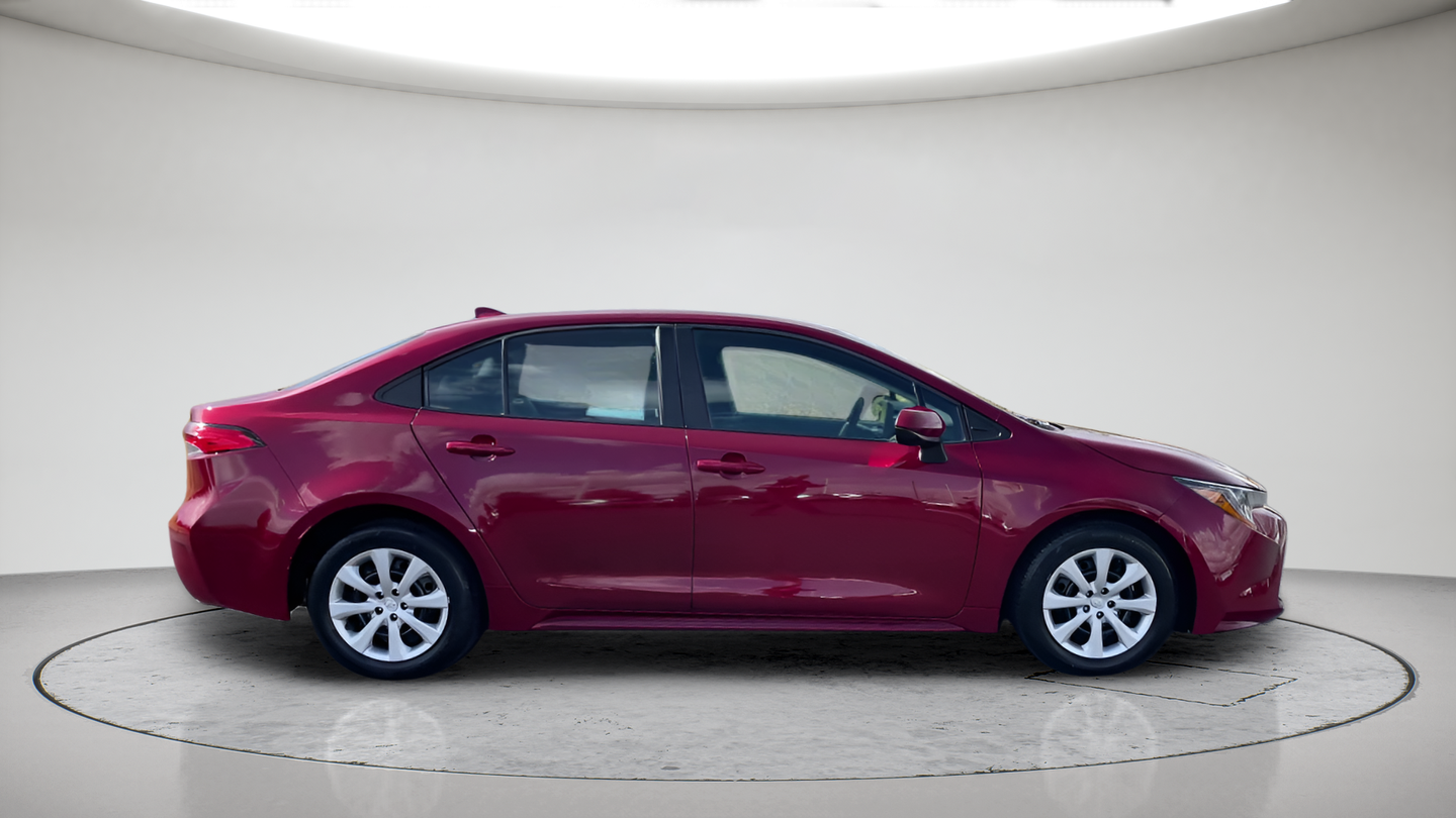 Certified Used 2025 Red Toyota LE image 3