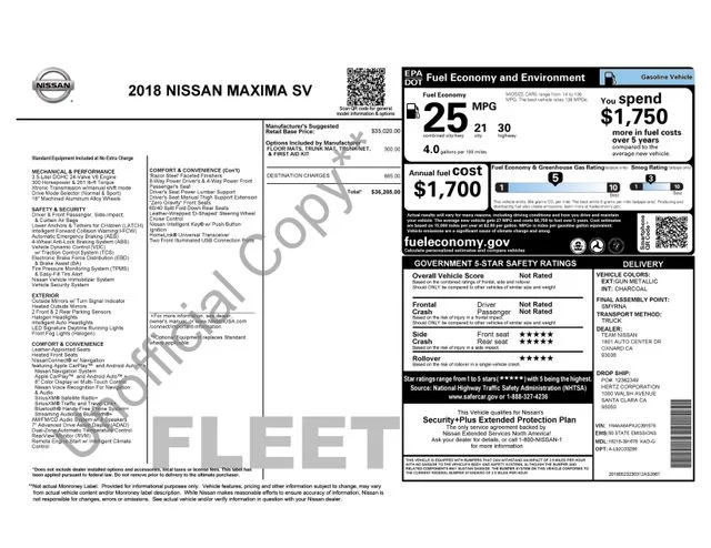 Used 2018 Gun Metallic Nissan 3.5 SV image 18
