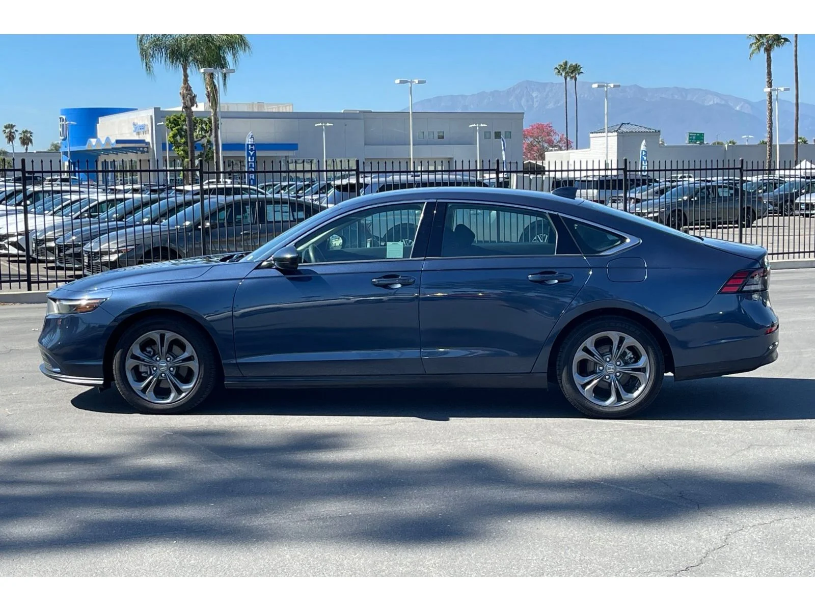 Used 2024 Canyon River Blue Metallic Honda EX image 2