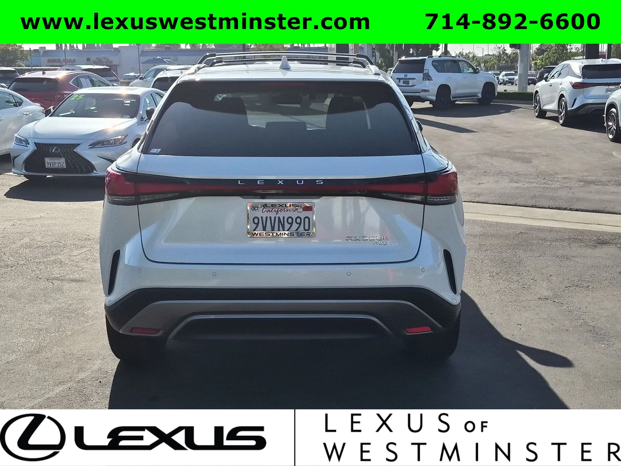 Certified Used 2025 White Lexus RX 350h Premium image 10