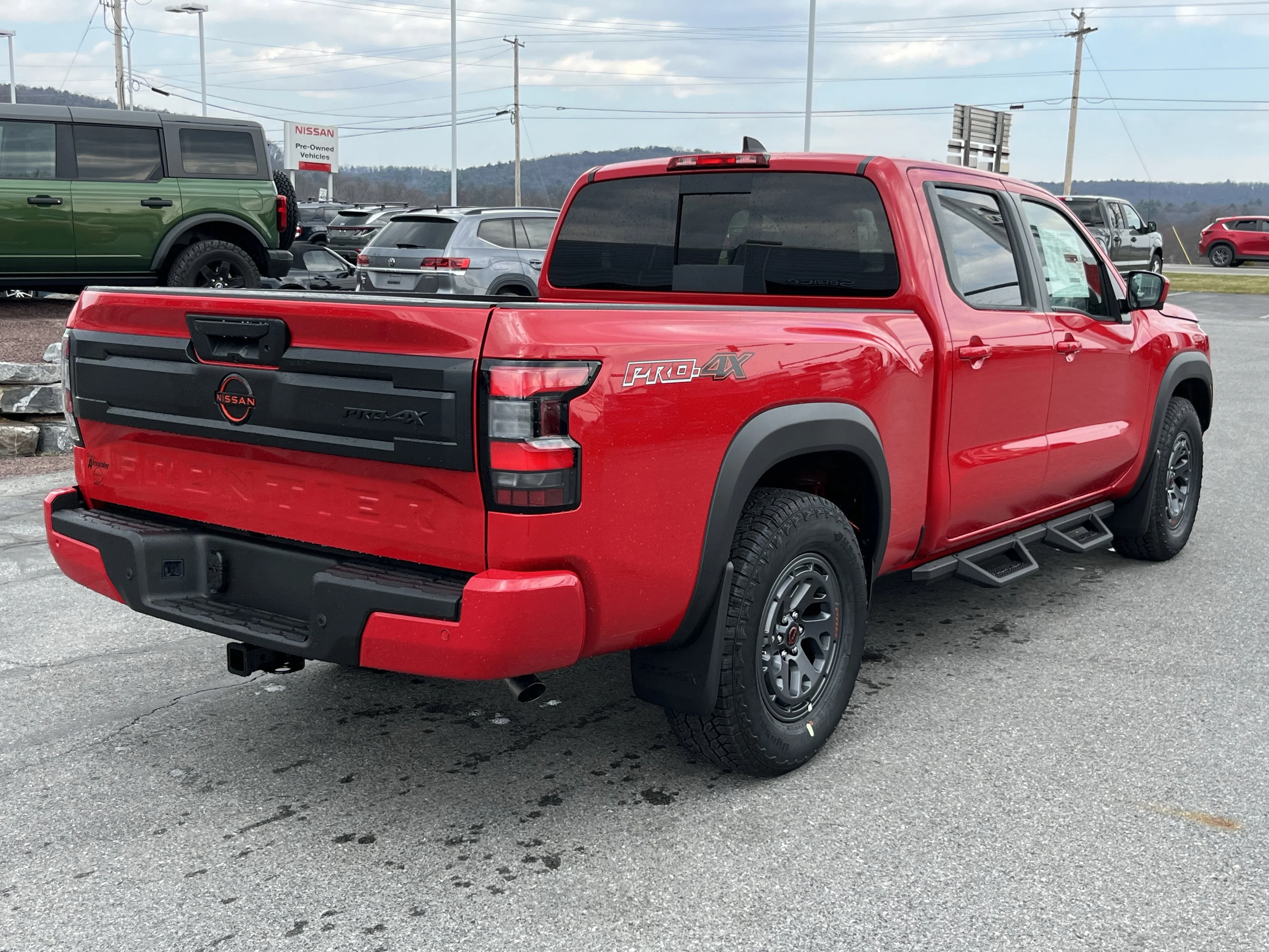 New 2026 Red Alert Nissan Crew Cab PRO-4X® Long Bed image 2