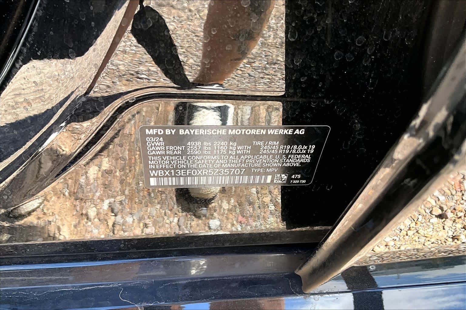 Certified Used 2024 Black Sapphire Metallic BMW M35i image 29