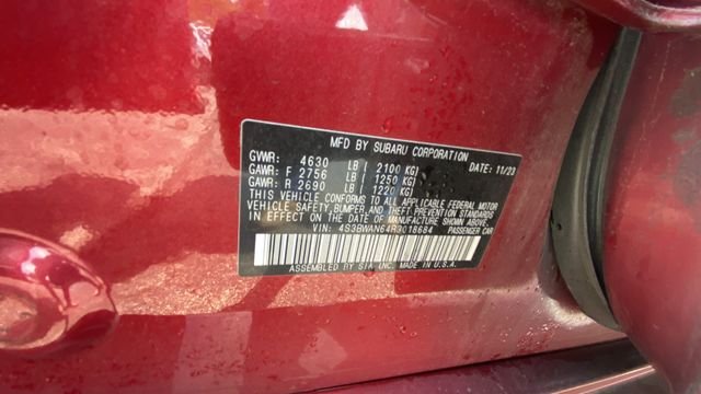 Used 2024 Crimson Red Pearl Subaru Limited image 29