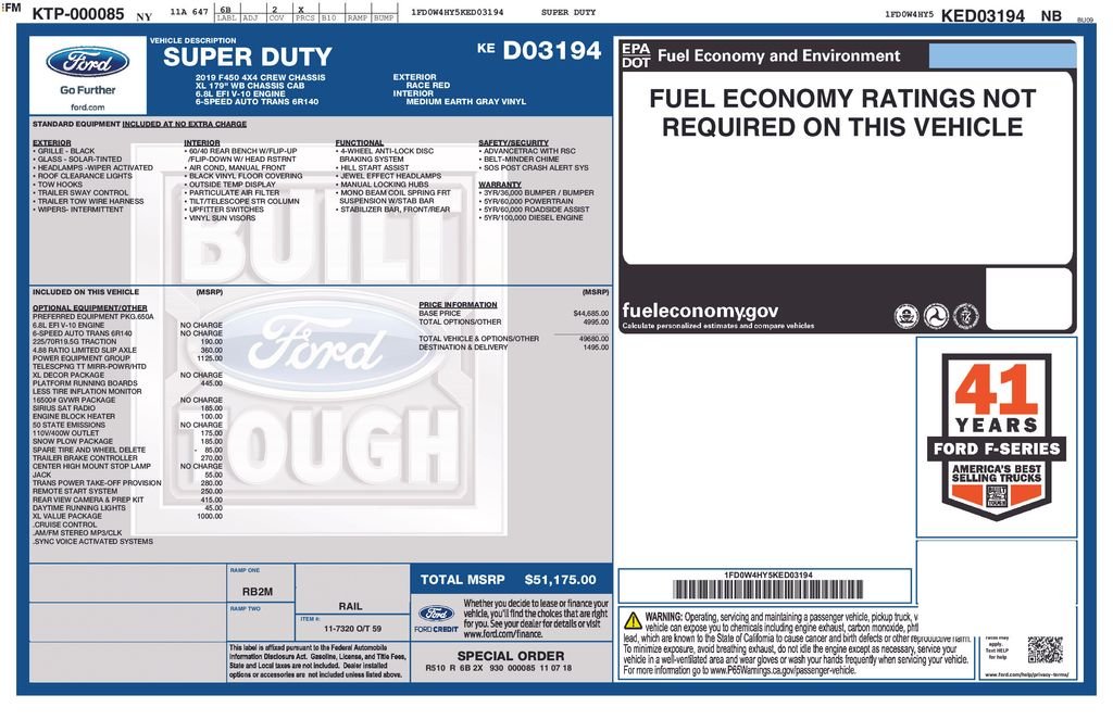 Used 2019 Red Ford XL image 23