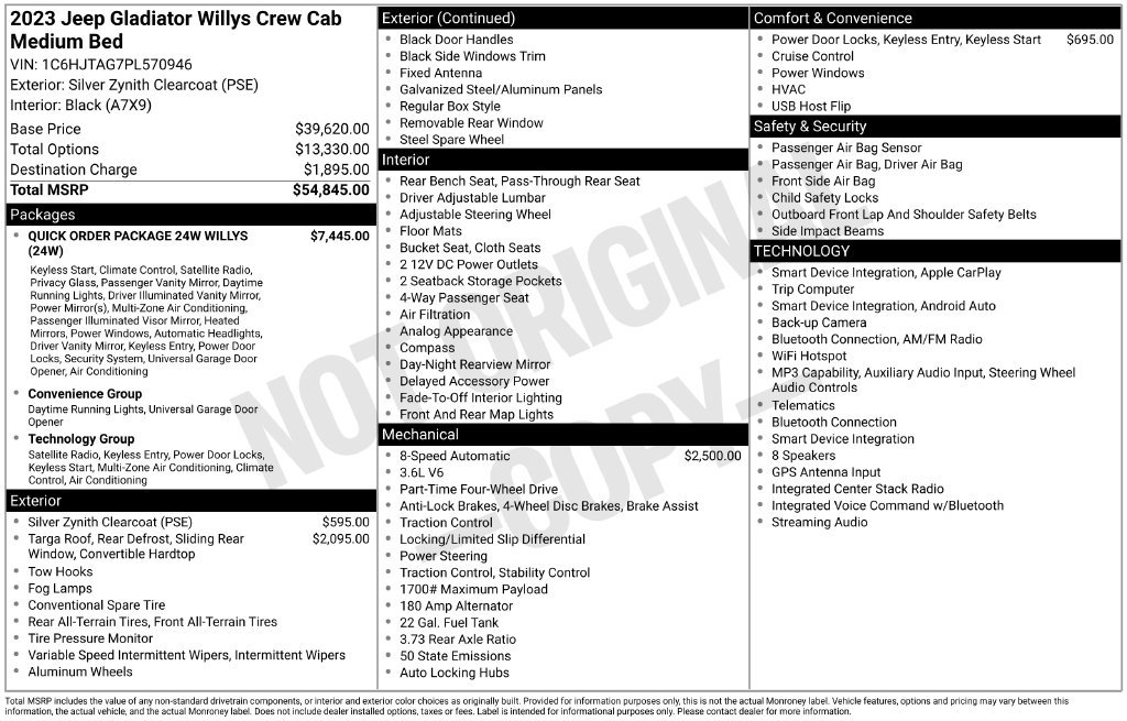 Used 2023 Silver Jeep Willys image 6